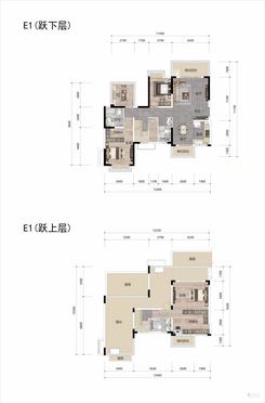 【楼中楼户型】5室2厅3卫1厨3阳台