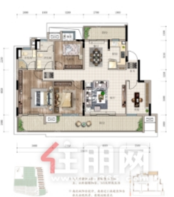 【126㎡户型图】