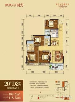 【20#D2户型】4室2厅2卫1厨1阳台