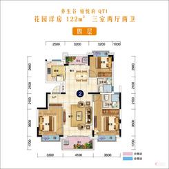 【铂悦府QT1洋房122㎡】