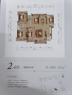 【2#03户型182.41㎡】5室2厅3卫1厨4阳台
