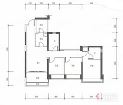 【108平户型.jpg】3室1厅2卫1厨