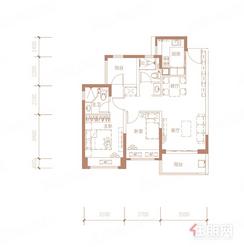 【87平户型.jpg】2室2厅2卫1厨