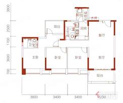 【134平户型.jpg】3室2厅2卫1厨