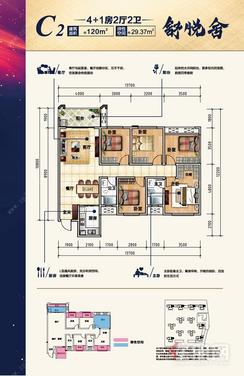 【C2户型】5室2厅2卫