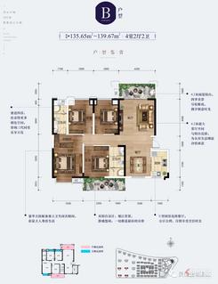 【B户型】4室2厅2卫1厨2阳台