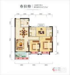 【10#布拉格】3室2厅2卫1厨1阳台