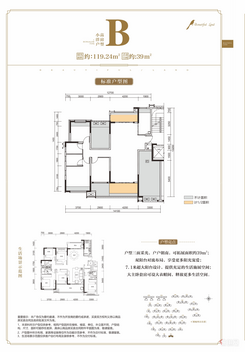 【B户型`洋房】5室2厅3卫1厨2阳台