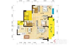 【户型2.jp】3室2厅2卫1厨2阳台