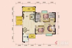【F户型】3室2厅2卫1厨2阳台