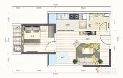 【48平户型.jpg】1室