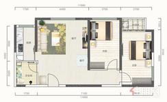 【84平户型.jpg】1室