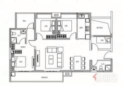 【136平户型.jpg】4室2厅2卫1厨