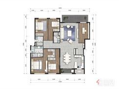 【E户型】4室2厅3卫1厨2阳台