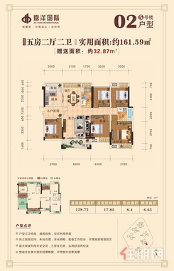 【5#02户型图】5室2厅2卫