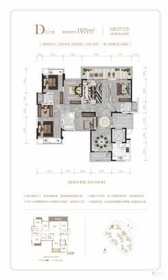 【D3户型197㎡五房】5室2厅3卫1厨2阳台