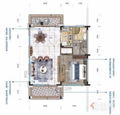 【洋房复式】2室2厅2卫1厨2阳台
