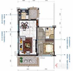 【洋房复式】2室2厅2卫1厨2阳台