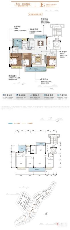 【E2】3室2厅3卫1厨3阳台