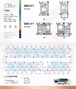 【33㎡LOFT公寓】1室1厅1卫1厨1阳台