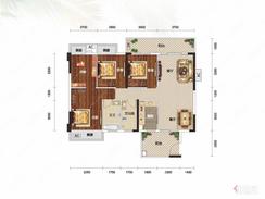 【9#D户型】3室2厅2卫1厨2阳台