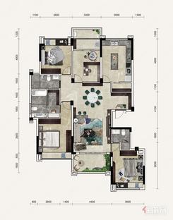 【B1 180㎡ 平墅】4室2厅3卫1厨2阳台
