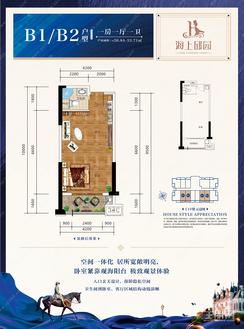 【B1/B2户型】1室1厅1卫1阳台