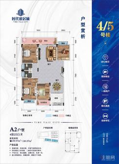 【A2户型】4室2厅2卫1厨2阳台