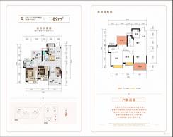 【A户型】3室2厅2卫1厨2阳台