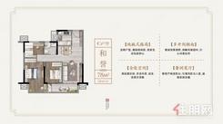 【C2户型78㎡】3室2厅1卫1厨1阳台