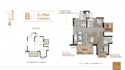 【B户型95㎡】4室2厅2卫1厨2阳台