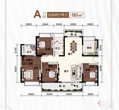 【二期A1户型】4室2厅2卫1厨2阳台