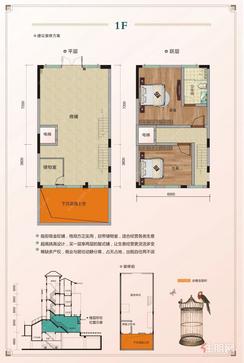【T1#商墅户型190㎡-1F】3室2厅3卫1厨3阳台