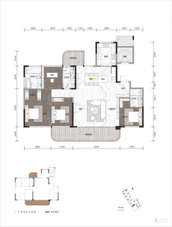 【B1户型175㎡】3室2厅3卫1厨2阳台