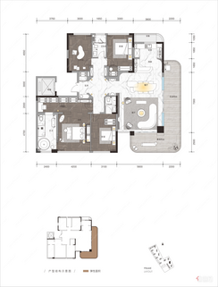 【D1户型209㎡】4室2厅3卫1厨1阳台