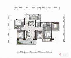 【A户型141㎡】5室2厅2卫1厨2阳台