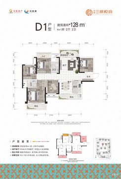 【D1户型】5室2厅2卫1厨1阳台