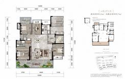 【143平米四房】2室2厅2卫1厨2阳台