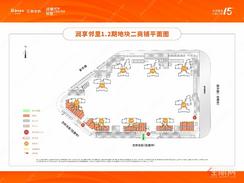 【润享邻里1.2期地块二商铺平面图】