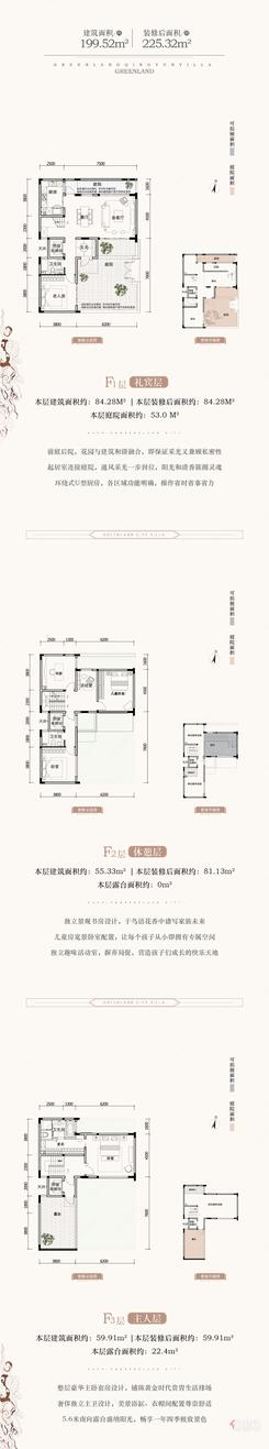 【十里春风风岚院199㎡户型】