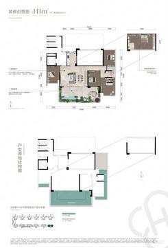 【8#143㎡0102户型奇数层】5室2厅2卫1厨1阳台