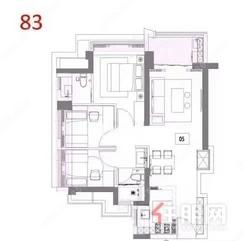 【83㎡3房】3室2厅2卫1厨