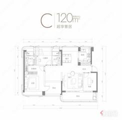 【120㎡四房两厅两卫】4室2厅2卫1厨2阳台