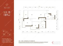 【E3户型89㎡三房】3室2厅2卫1厨2阳台