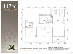【107㎡户型】4室2厅2卫1厨1阳台