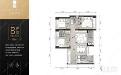 【B户型】3室2厅2卫1厨2阳台