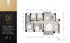 【D户型】4室2厅2卫1厨2阳台