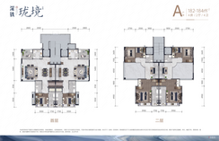 【A户型182-184㎡】4室2厅4卫2厨2阳台