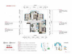 【10#F户型89㎡3房2厅】4室2厅2卫1厨2阳台