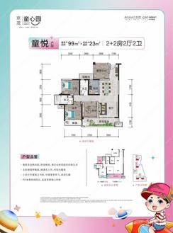 【童悦2+2房】4室2厅2卫1厨2阳台